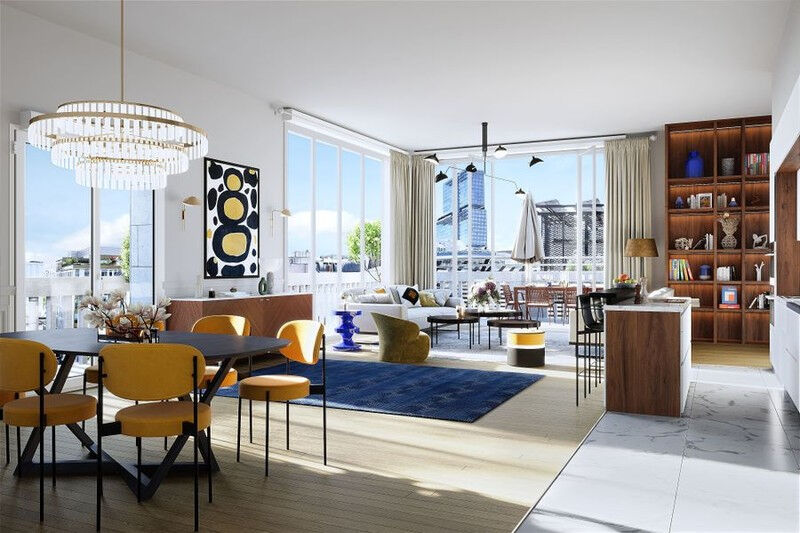 Appartement CLICHY (92110) 2 pi&egrave;ces 48.53 m&sup2;