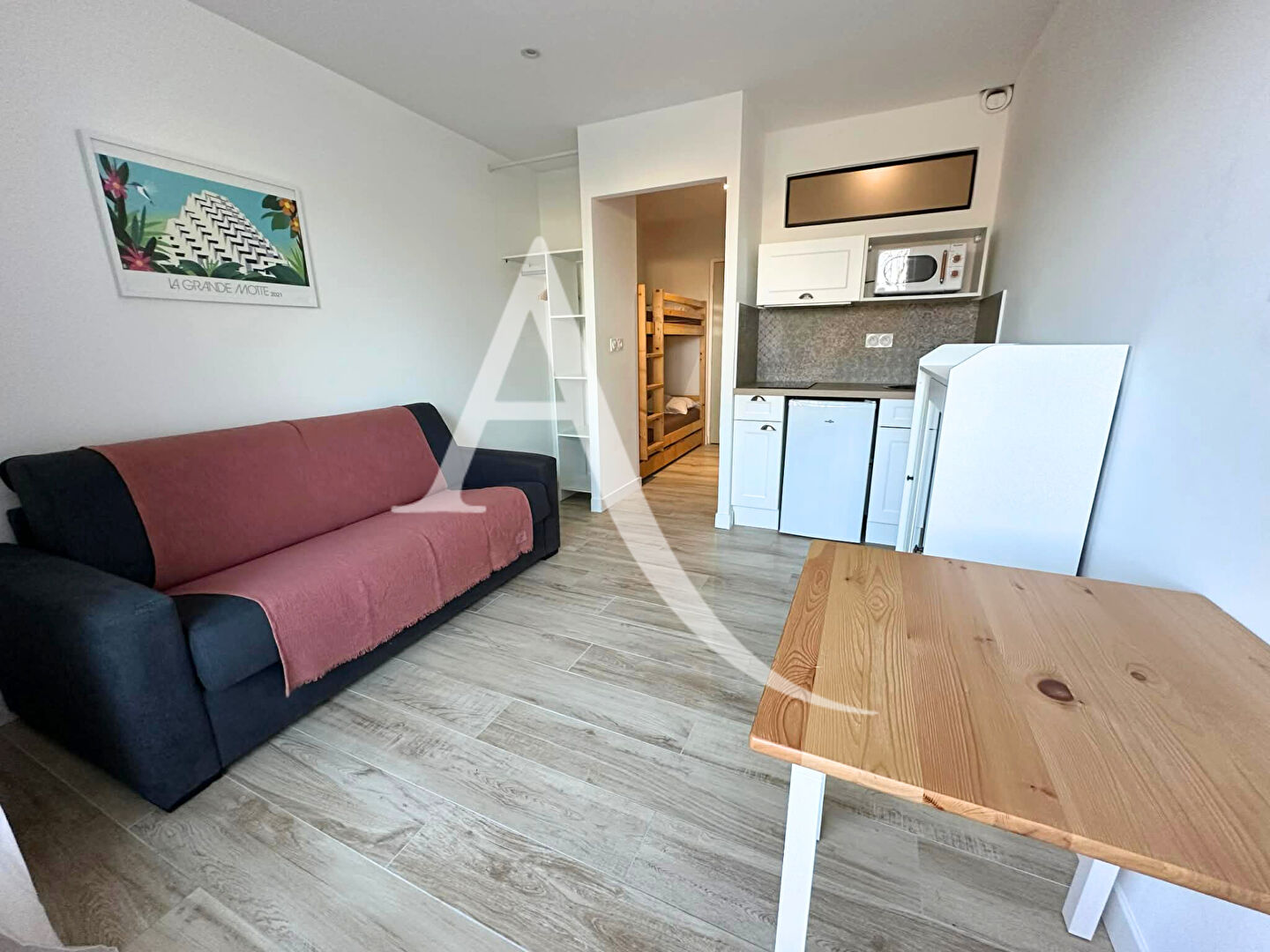 Appartement LA GRANDE MOTTE (34280) 1 pi&egrave;ce 17.32 m&sup2;