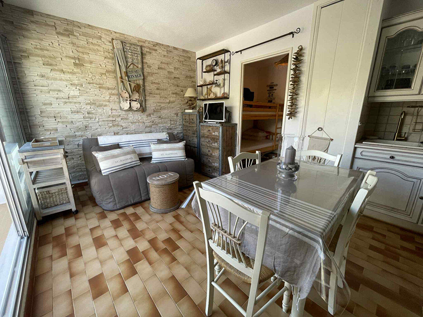 Appartement LA GRANDE MOTTE (34280) 1 pi&egrave;ce 21.23 m&sup2;