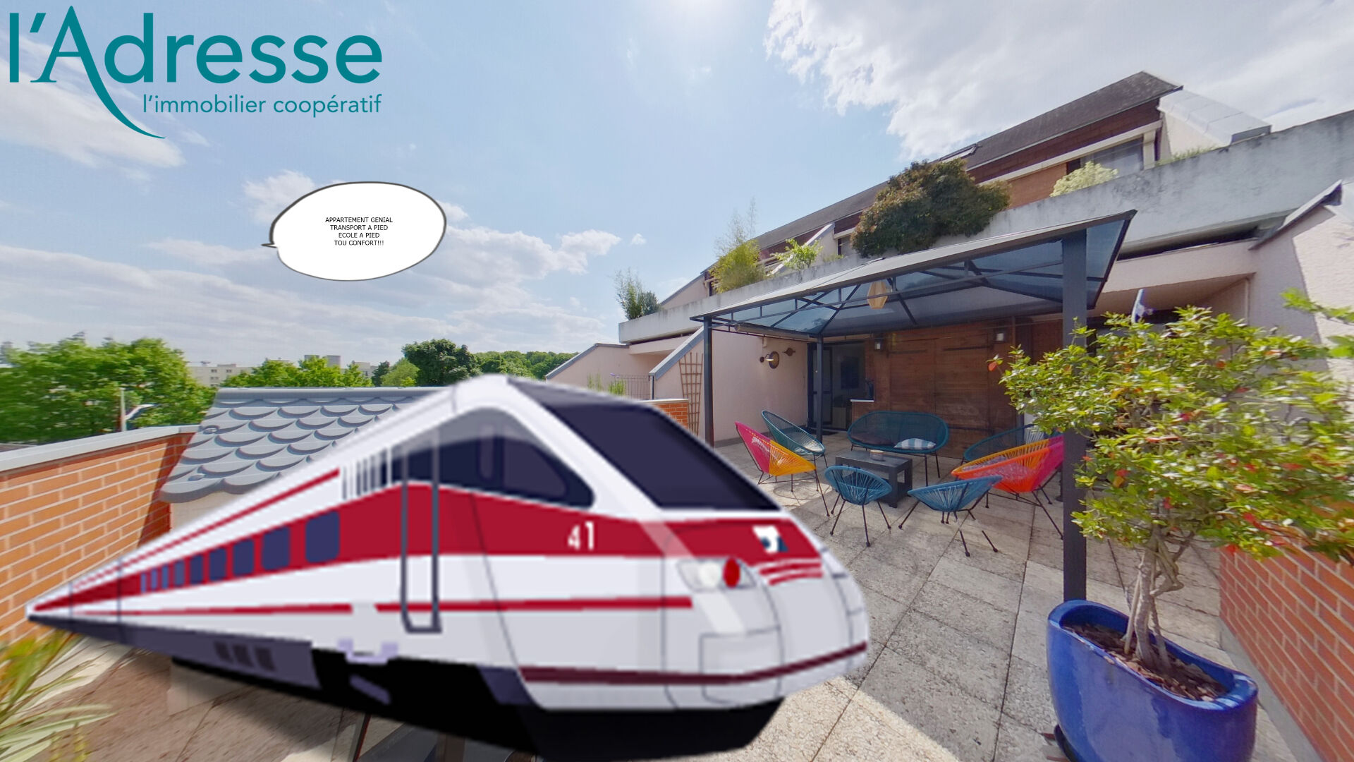 Appartement CHAMPS SUR MARNE (77420) 3 pièces 87.00 m²