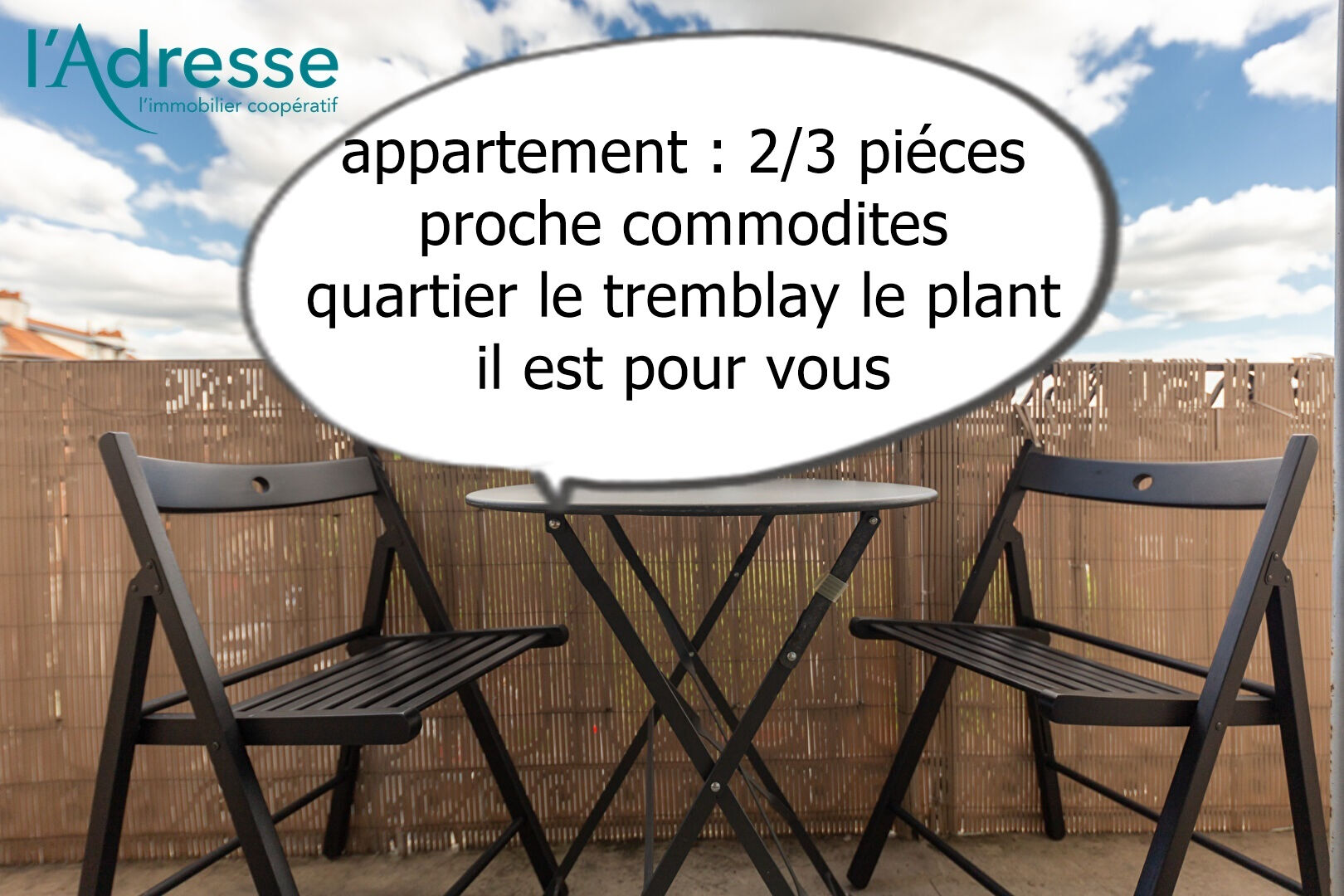 Appartement CHAMPIGNY SUR MARNE (94500) 2 pièces 45.00 m²