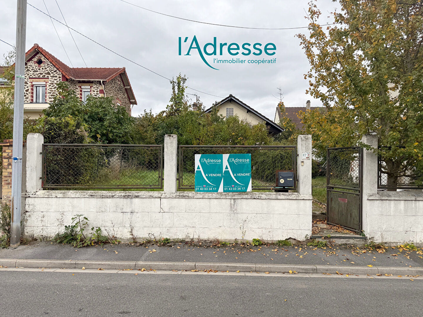 Terrain NOISY LE GRAND (93160) 2 pièces 374.00 m²