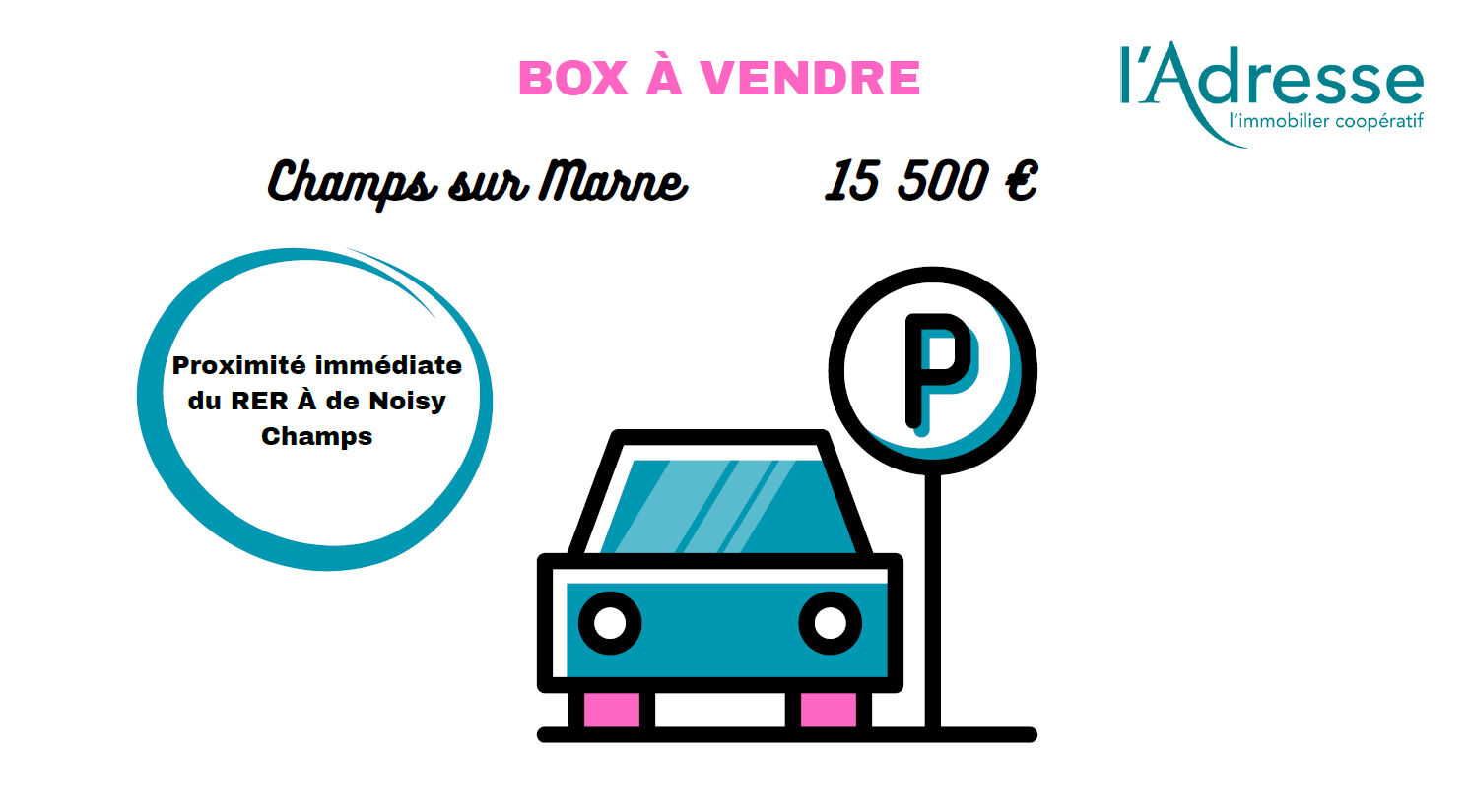 Parking / box CHAMPS SUR MARNE (77420) 1 pièce 15.00 m²
