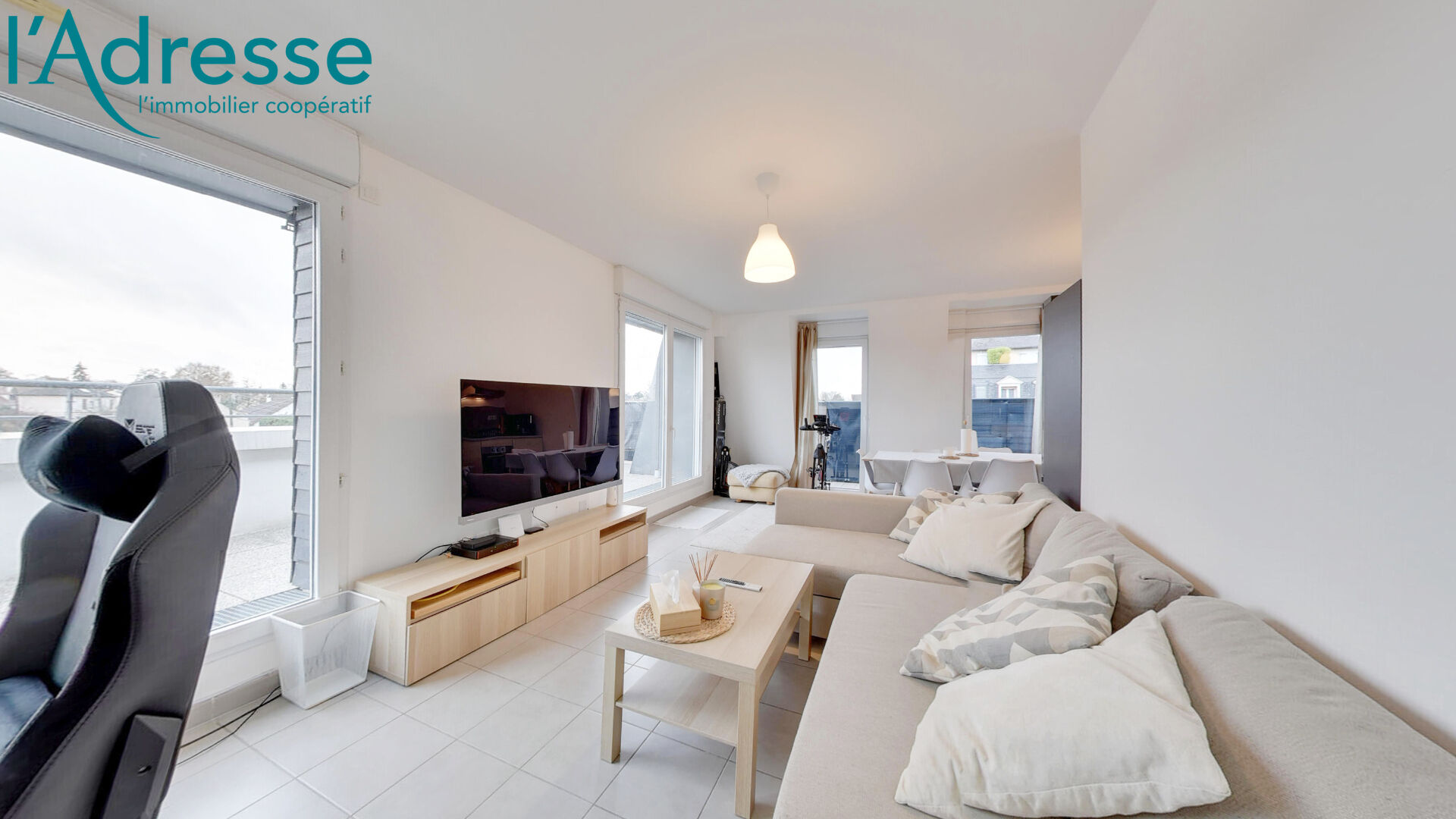 Appartement NOISY LE GRAND (93160) 2 pi&egrave;ces 51.00 m&sup2;