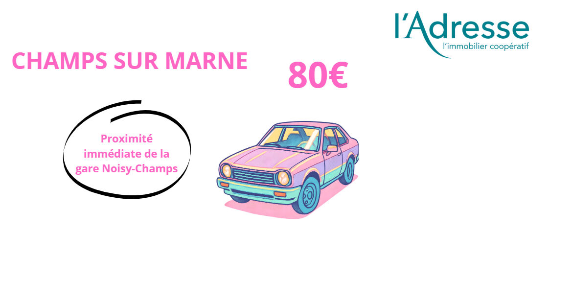 Parking / box CHAMPS SUR MARNE (77420) 1 pi&egrave;ce 15.00 m&sup2;