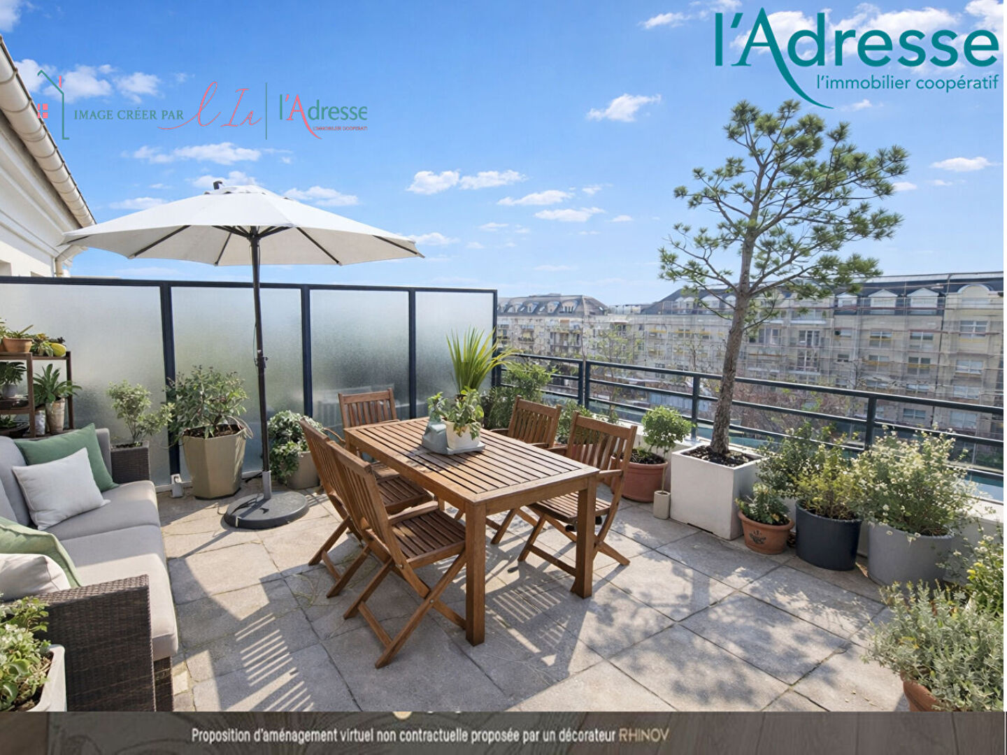 Appartement NOISY LE GRAND (93160) 3 pi&egrave;ces 62.00 m&sup2;