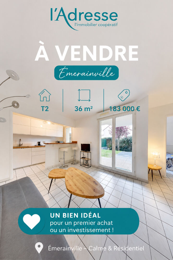 Appartement EMERAINVILLE (77184) 2 pi&egrave;ces 36.06 m&sup2;