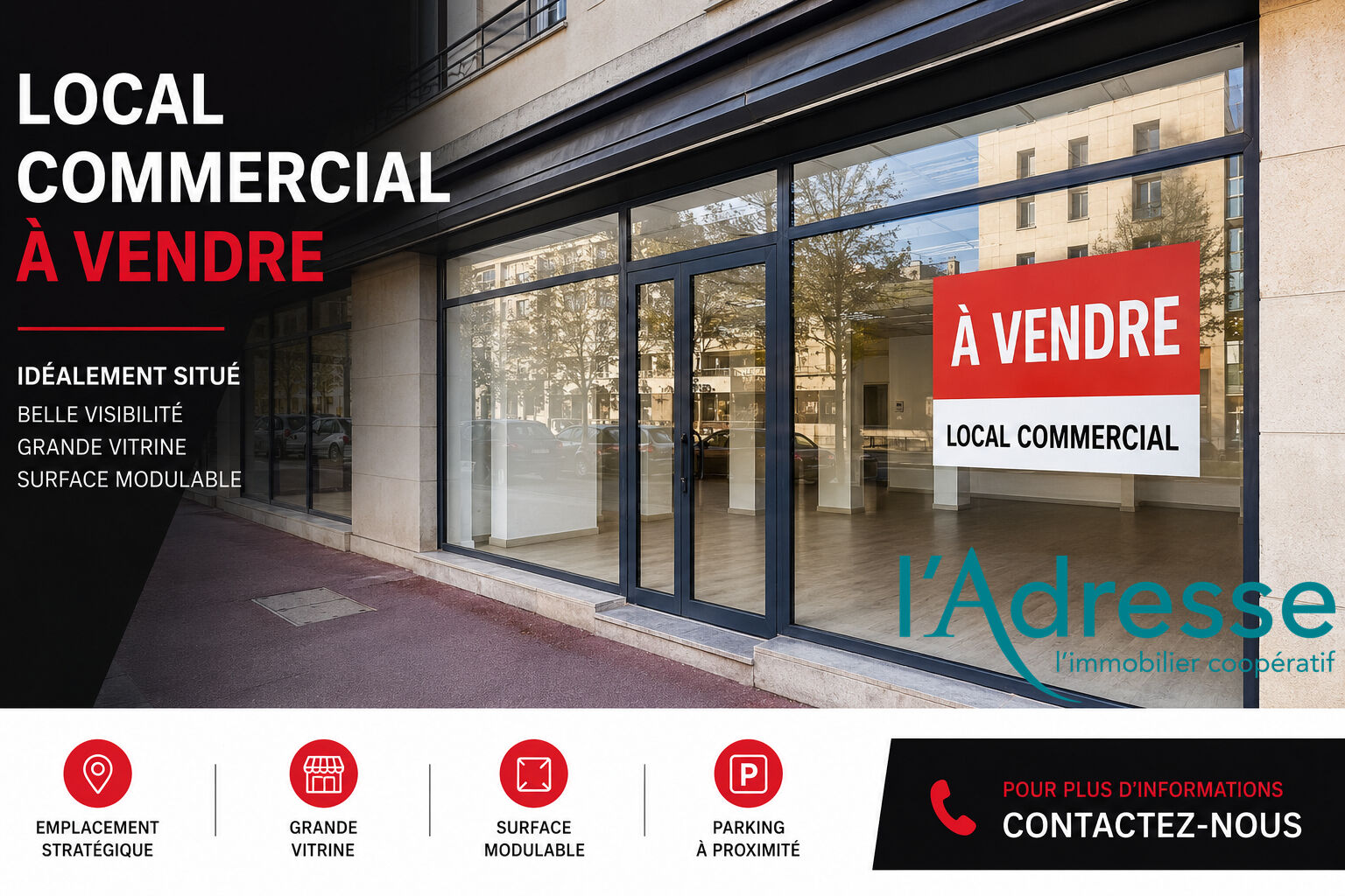 Local commercial NOISY LE GRAND (93160) 146.00 m&sup2;