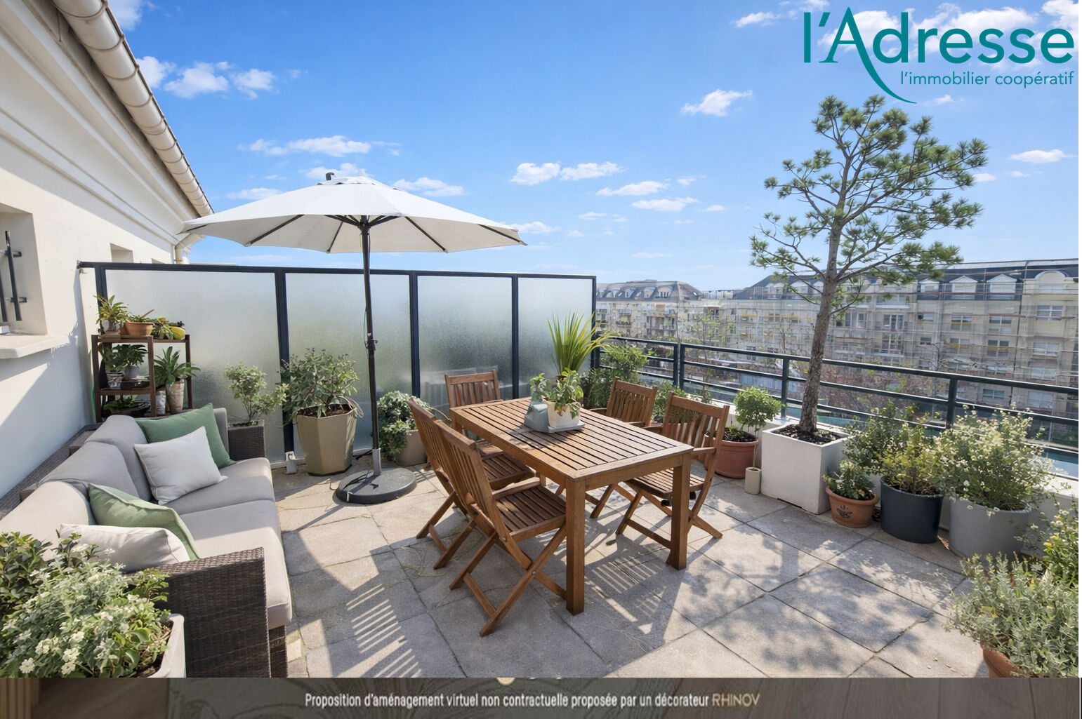 Appartement NOISY LE GRAND (93160) 3 pi&egrave;ces 62.00 m&sup2;