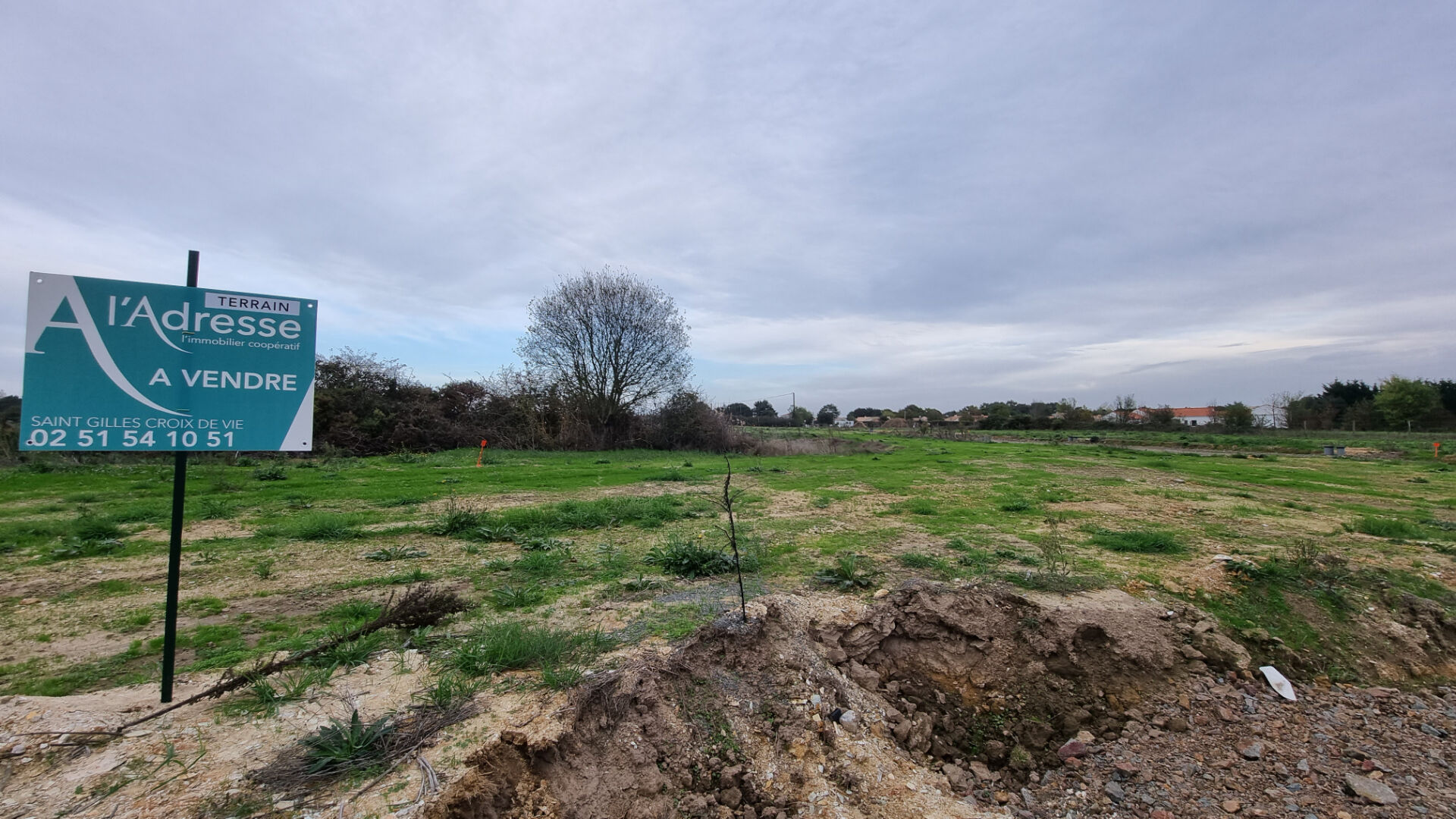 Terrain L AIGUILLON SUR VIE (85220) 554.00 m&sup2;