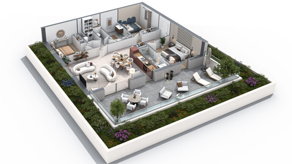 Appartement SAINT GILLES CROIX DE VIE (85800) 4 pièces 94.50 m²