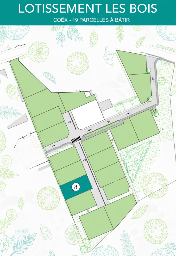 Terrain COEX (85220) 307.00 m²