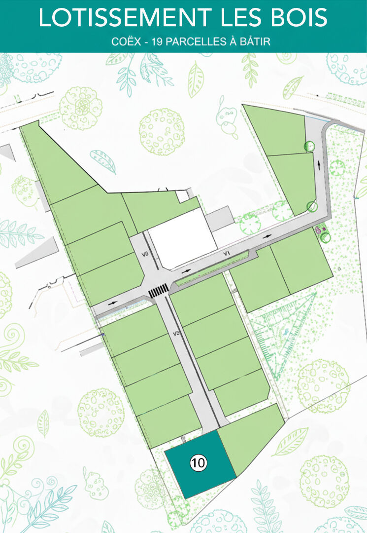 Terrain COEX (85220) 455.00 m²