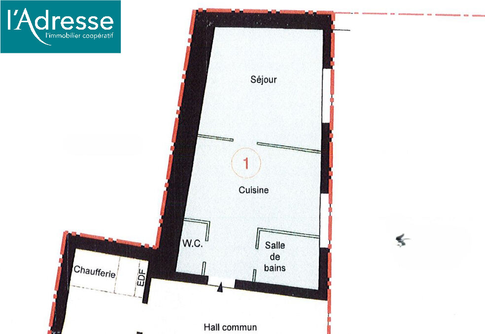 Appartement MORSANG SUR ORGE (91390) 1 pi&egrave;ce 28.25 m&sup2;