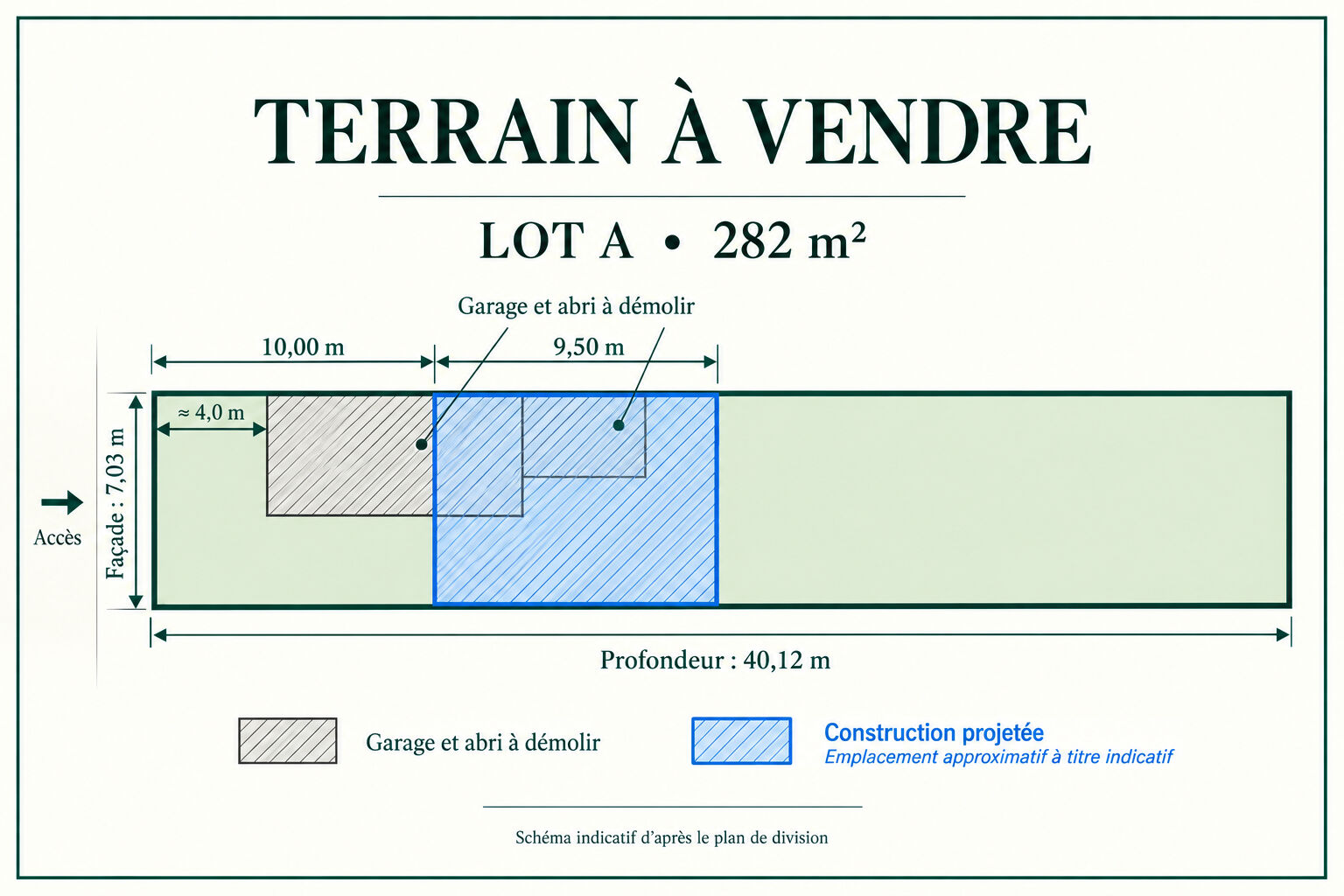 Morsang-sur-Orge (91) 119 500 € Terrain 1 pièce 282.00 m² Avec jardin