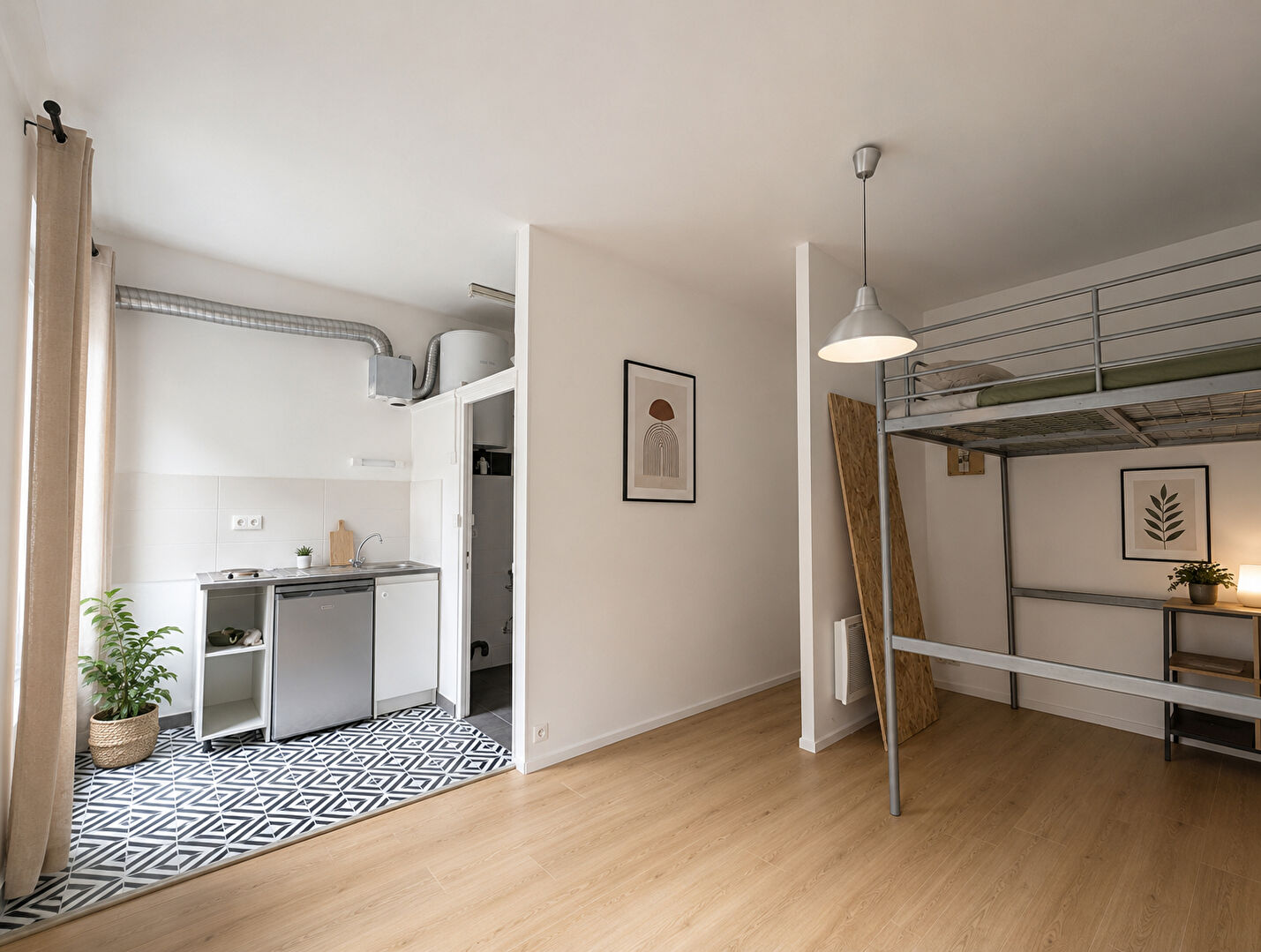 Appartement NANTES (44200) 1 pi&egrave;ce 22.06 m&sup2;