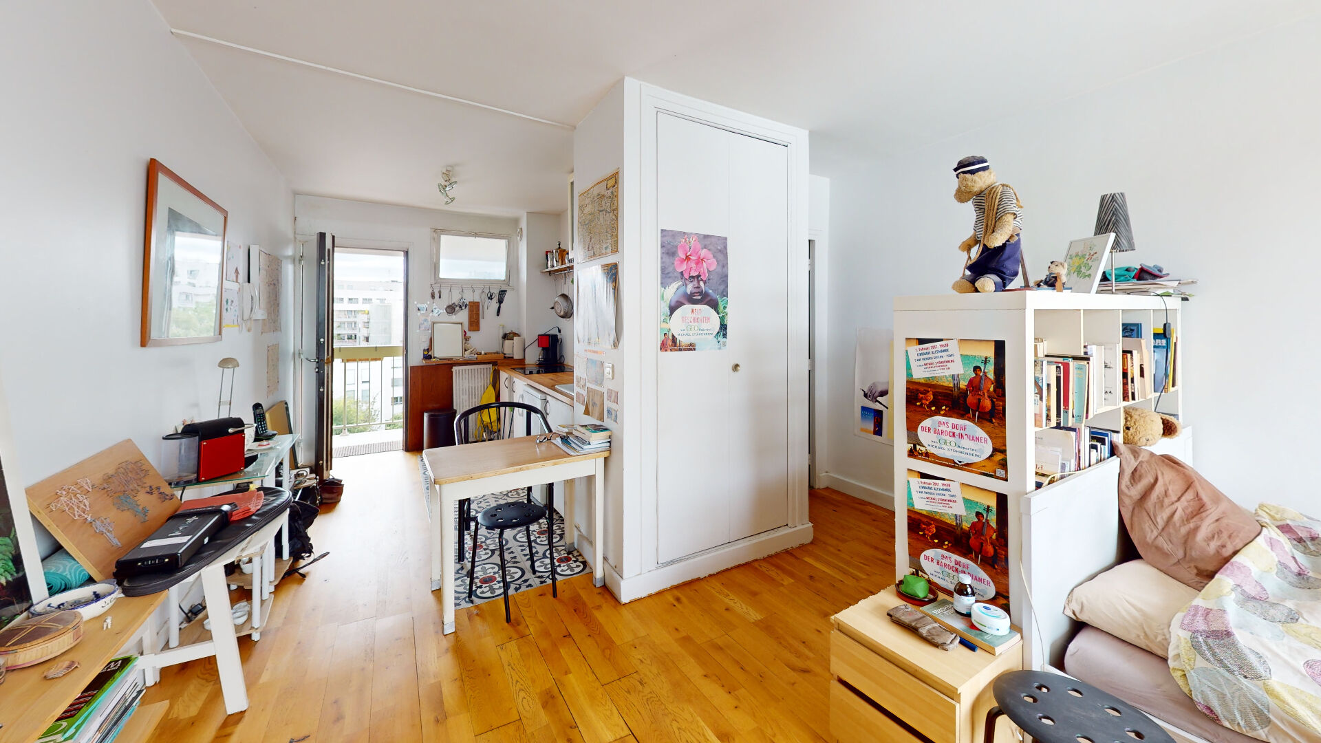 Appartement PARIS (75020) 1 pi&egrave;ce 27.33 m&sup2;