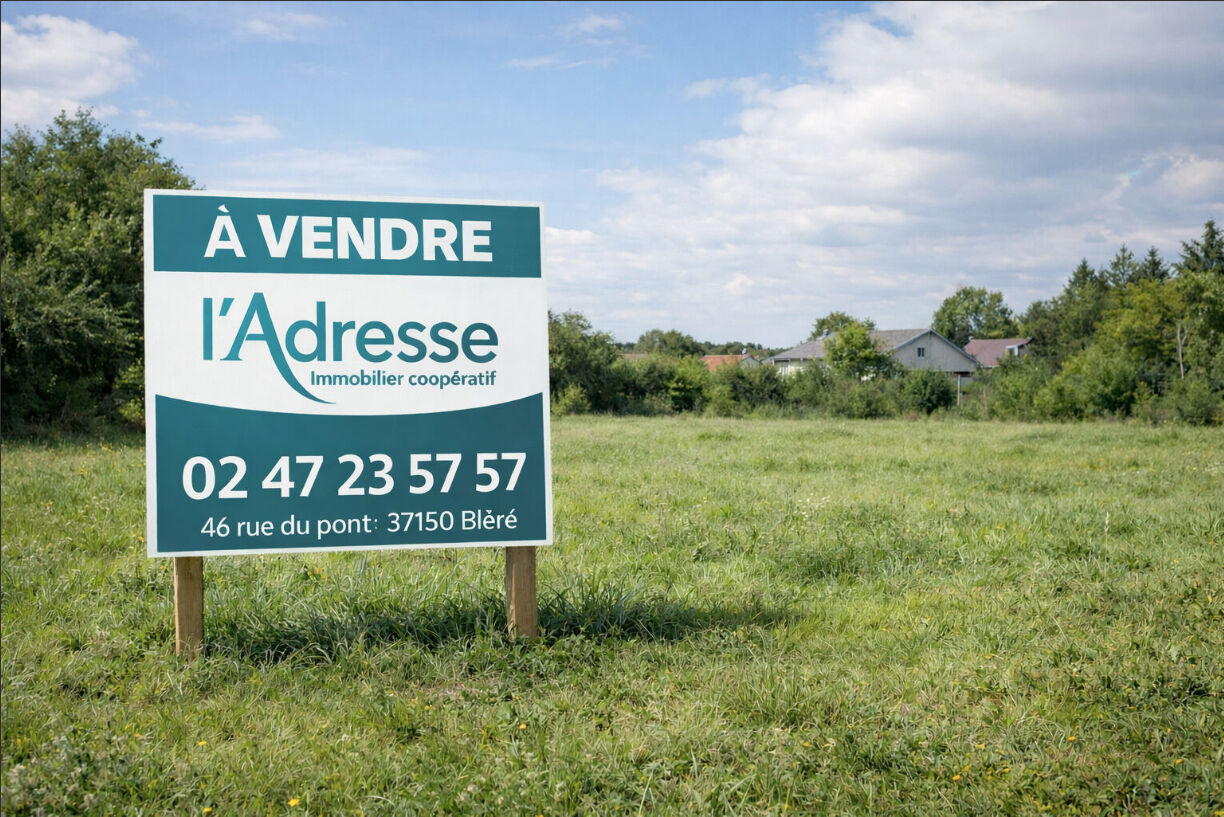 Terrain LA CROIX EN TOURAINE (37150) 696.00 m&sup2;