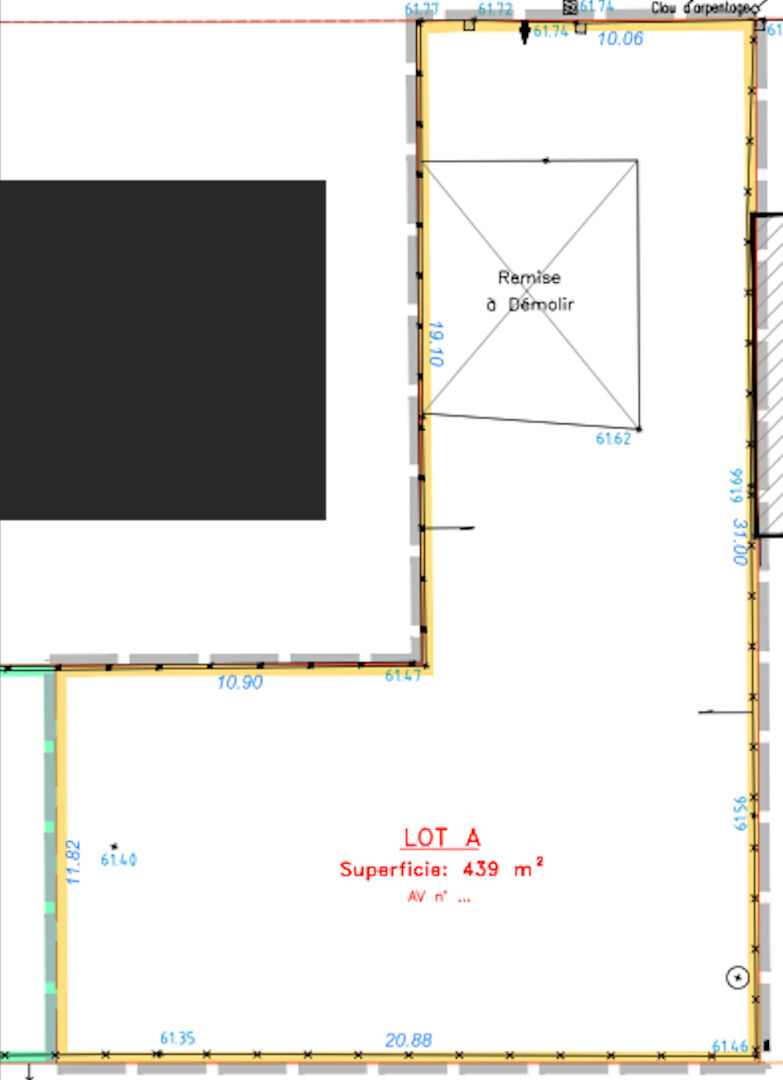 Terrain MITRY MORY (77290) 439.00 m²