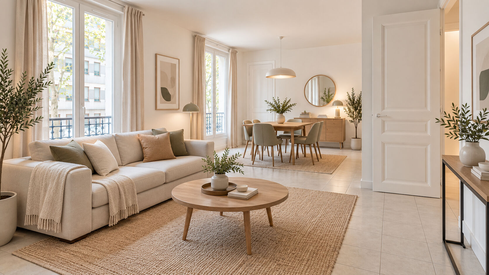 Appartement PARIS (75019) 4 pi&egrave;ces 87.00 m&sup2;