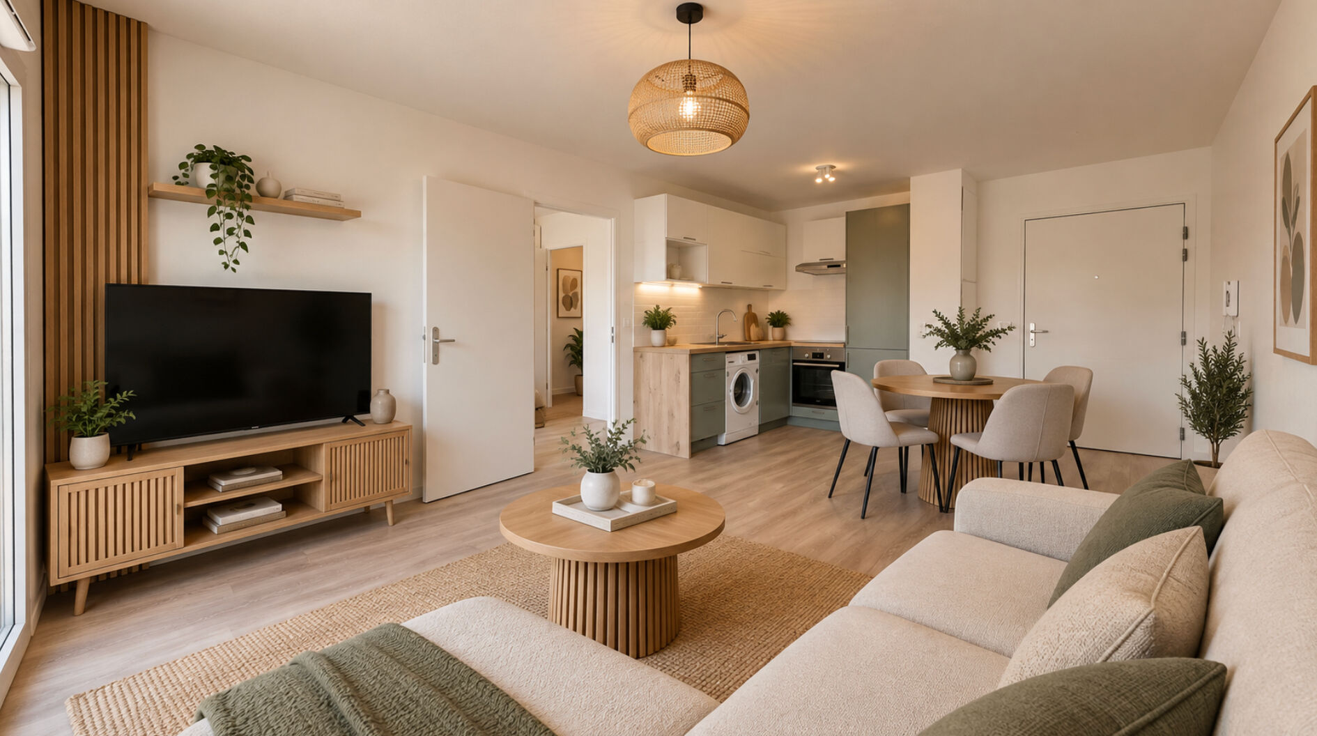 Pontault-Combault (77) 165 900 € Appartement 2 pièces , 1 chambre 37.66 m²