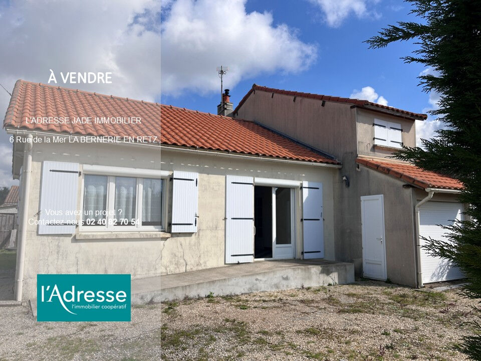 Maison LA BERNERIE EN RETZ (44760) 4 pièces 82.00 m²