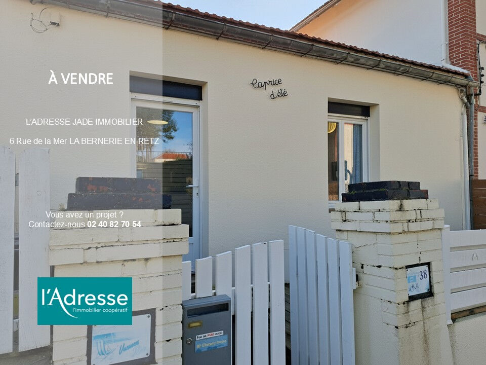 Maison LA BERNERIE EN RETZ (44760) 4 pi&egrave;ces 55.00 m&sup2;