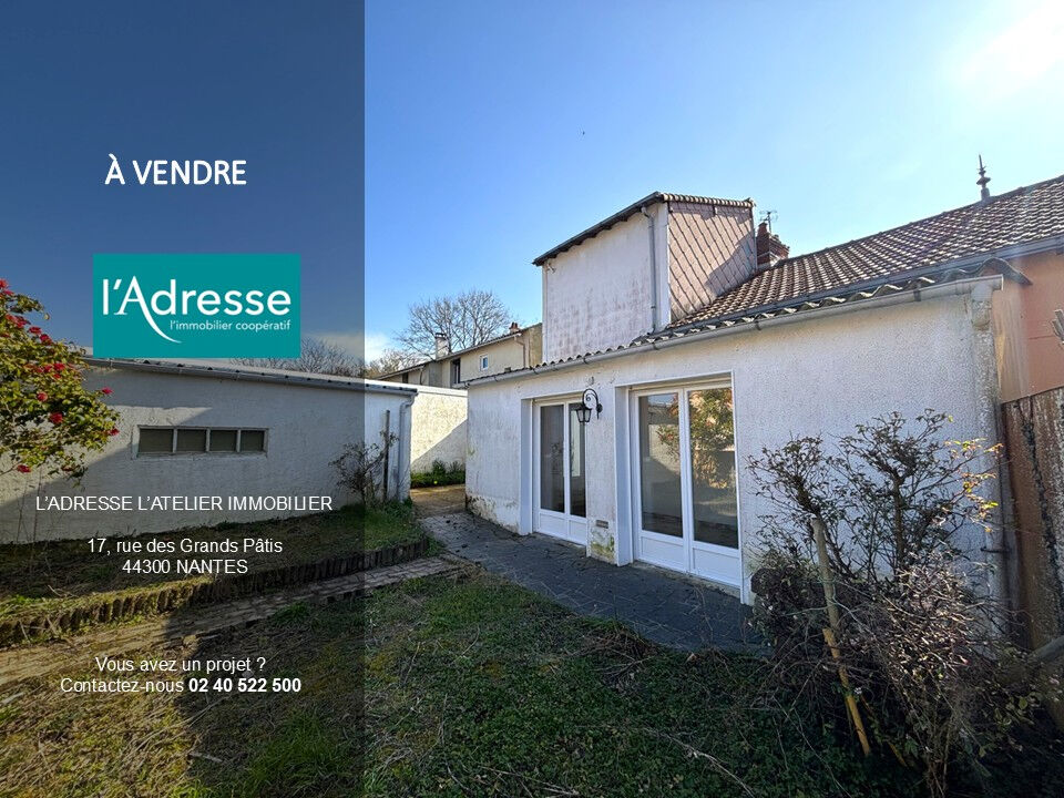 Maison NANTES (44300) 3 pièces 62.00 m²
