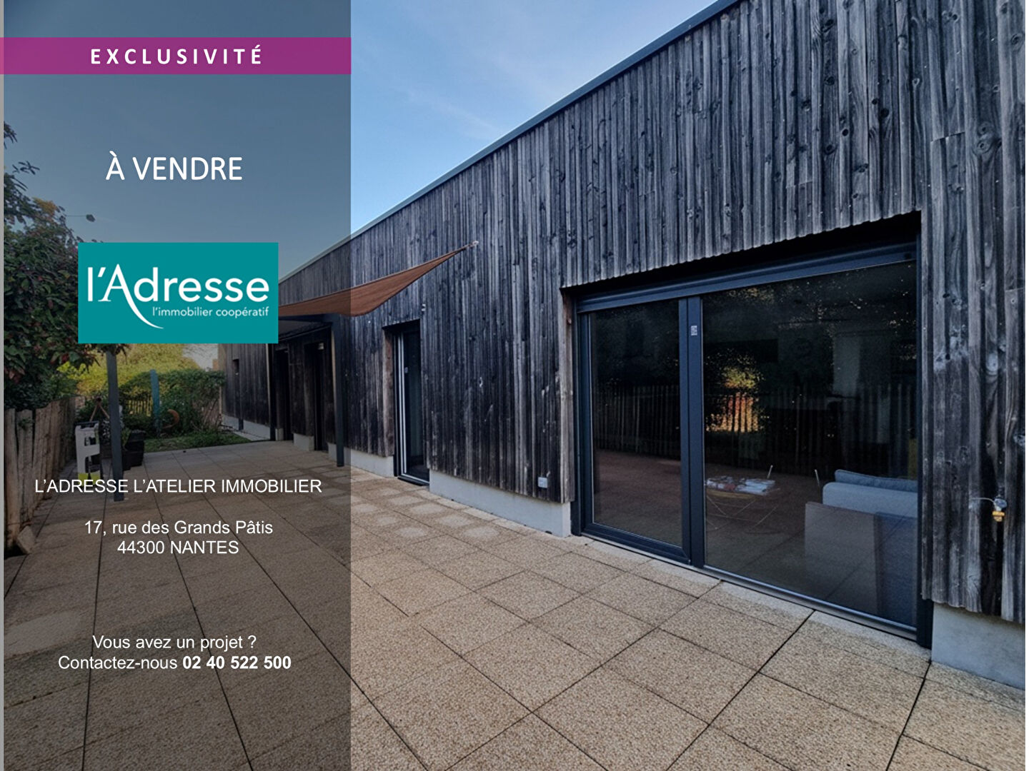 Maison NANTES (44300) 6 pi&egrave;ces 110.00 m&sup2;