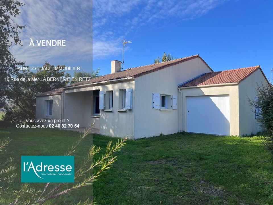 Maison LA BERNERIE EN RETZ (44760) 5 pièces 113.00 m²