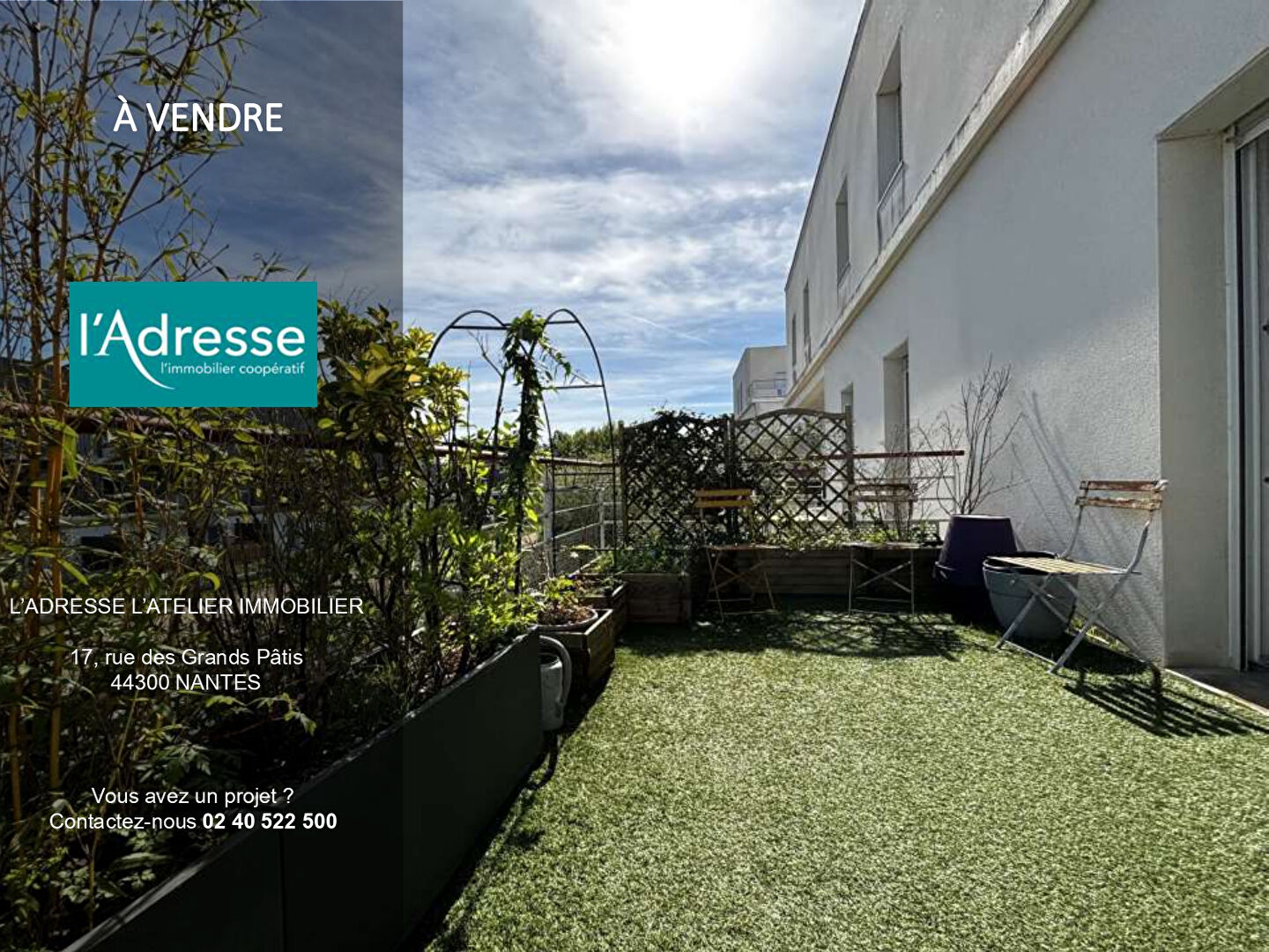 Appartement NANTES (44300) 3 pièces 62.40 m²