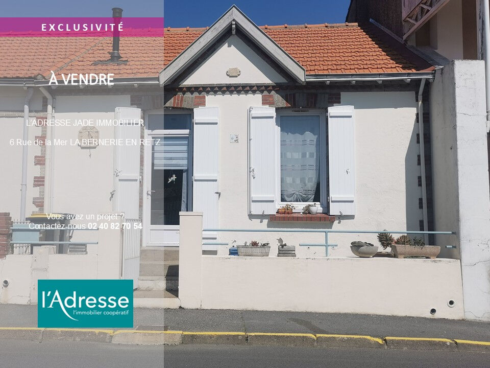 Maison LA BERNERIE EN RETZ (44760) 3 pièces 61.65 m²