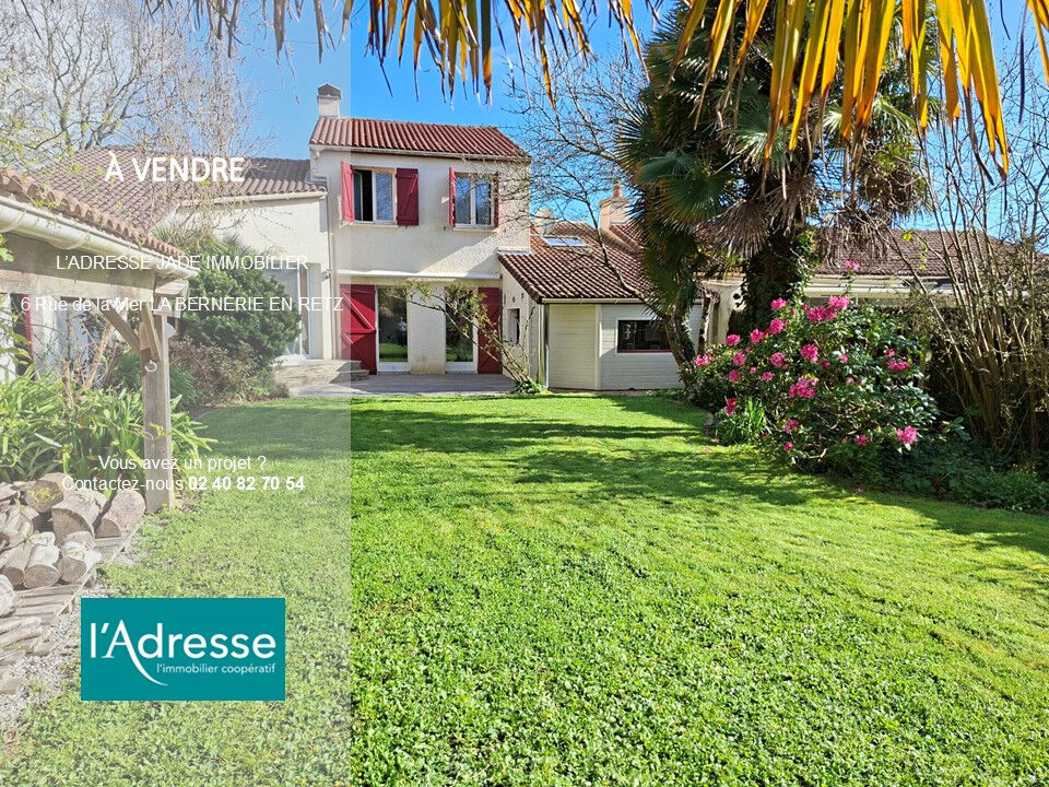 Maison LA BERNERIE EN RETZ (44760) 6 pi&egrave;ces 145.00 m&sup2;