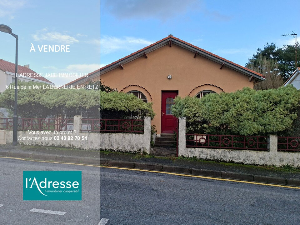 Maison LA BERNERIE EN RETZ (44760) 3 pi&egrave;ces 79.53 m&sup2;