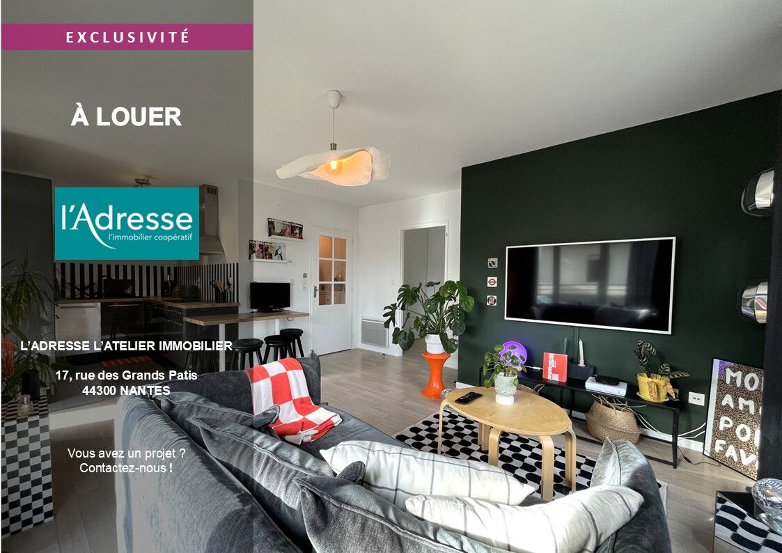Appartement NANTES (44300) 2 pièces 50.00 m²