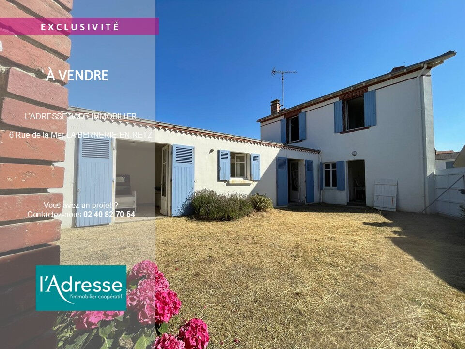 Maison LA BERNERIE EN RETZ (44760) 5 pièces 112.00 m²