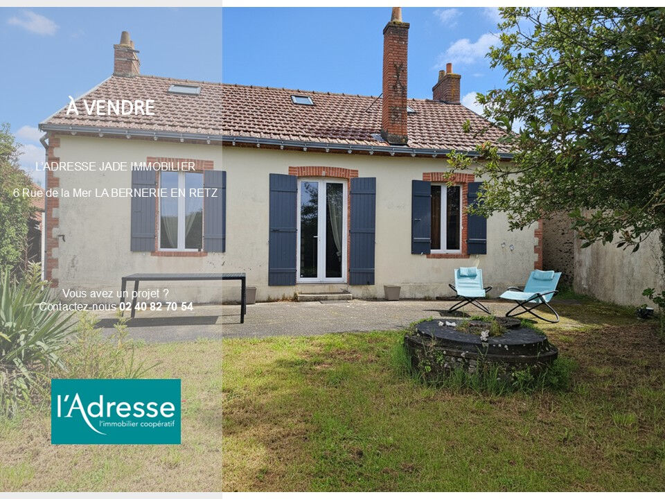 Maison LA BERNERIE EN RETZ (44760) 5 pi&egrave;ces 108.00 m&sup2;