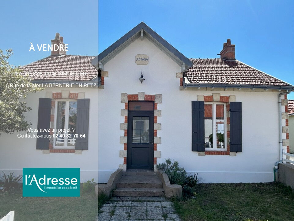 Maison LA BERNERIE EN RETZ (44760) 5 pi&egrave;ces 108.00 m&sup2;