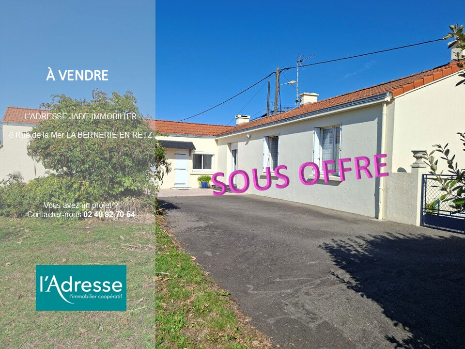 Maison LA BERNERIE EN RETZ (44760) 5 pièces 83.00 m²