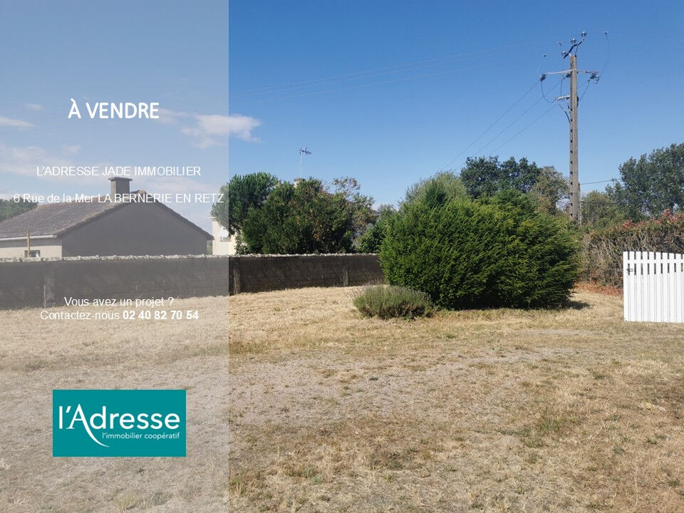 Terrain CHAUMES EN RETZ (44320) 540.00 m²
