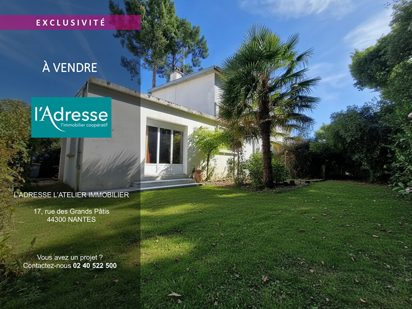 Maison NANTES (44300) 5 pi&egrave;ces 100.00 m&sup2;