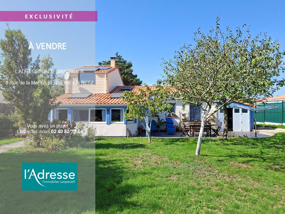 Maison LA BERNERIE EN RETZ (44760) 5 pièces 110.00 m²
