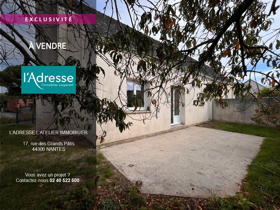 Maison NANTES (44300) 4 pièces 97.00 m²