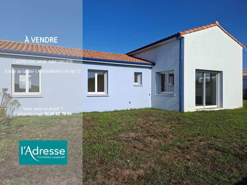 Maison LA BERNERIE EN RETZ (44760) 4 pièces 96.00 m²