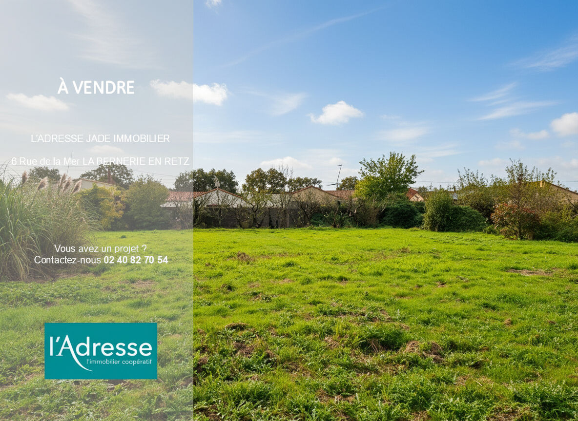 Terrain SAINT HILAIRE DE CHALEONS (44680) 893.00 m&sup2;