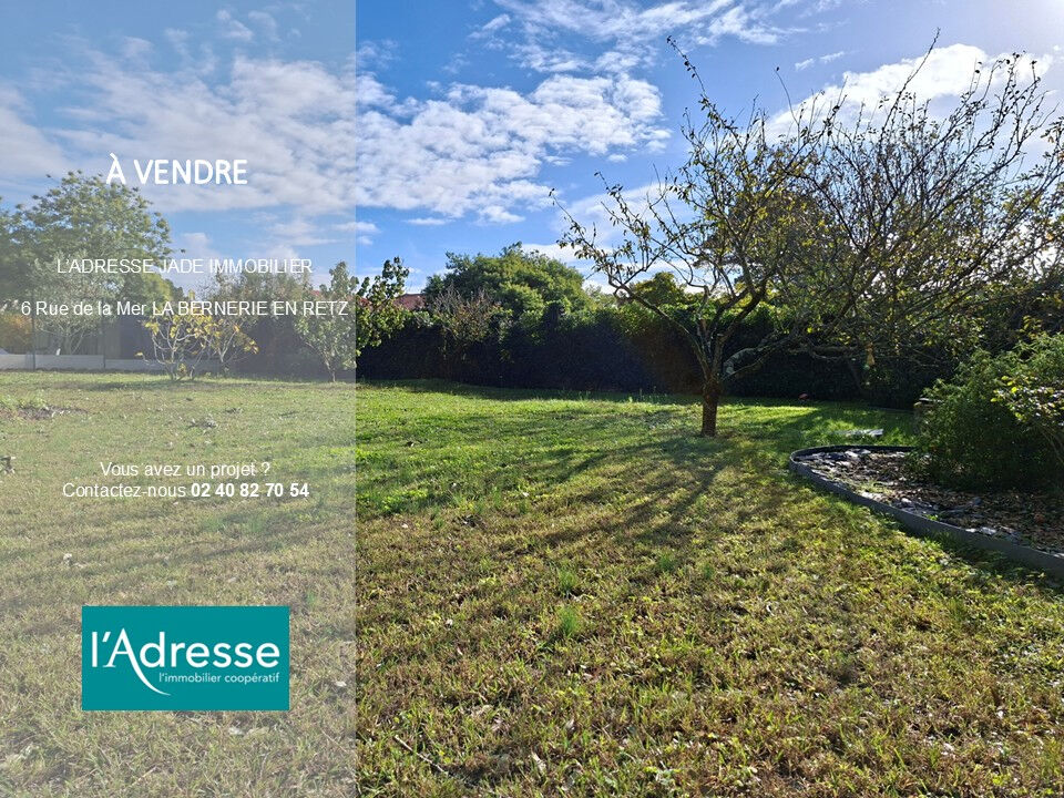 Terrain LA BERNERIE EN RETZ (44760) 684.00 m²