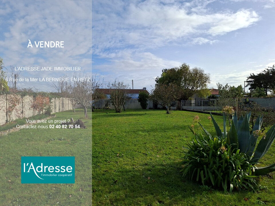 Terrain LA BERNERIE EN RETZ (44760) 1024.00 m²