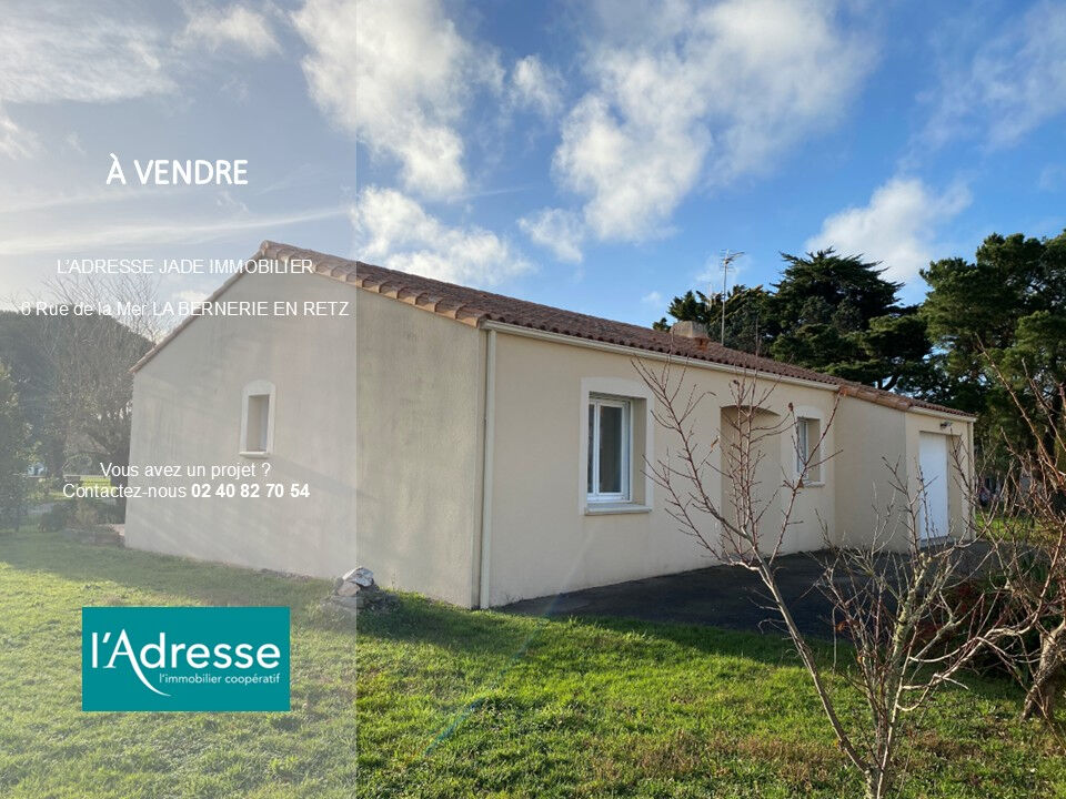 Maison LA BERNERIE EN RETZ (44760) 4 pièces 78.75 m²