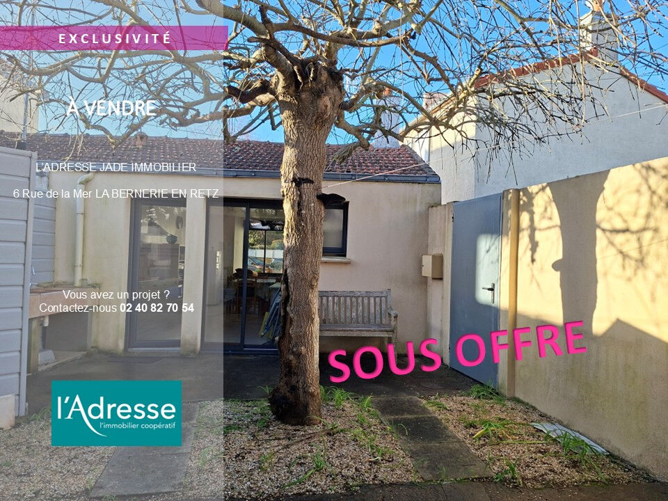 Maison LA BERNERIE EN RETZ (44760) 2 pi&egrave;ces 49.48 m&sup2;