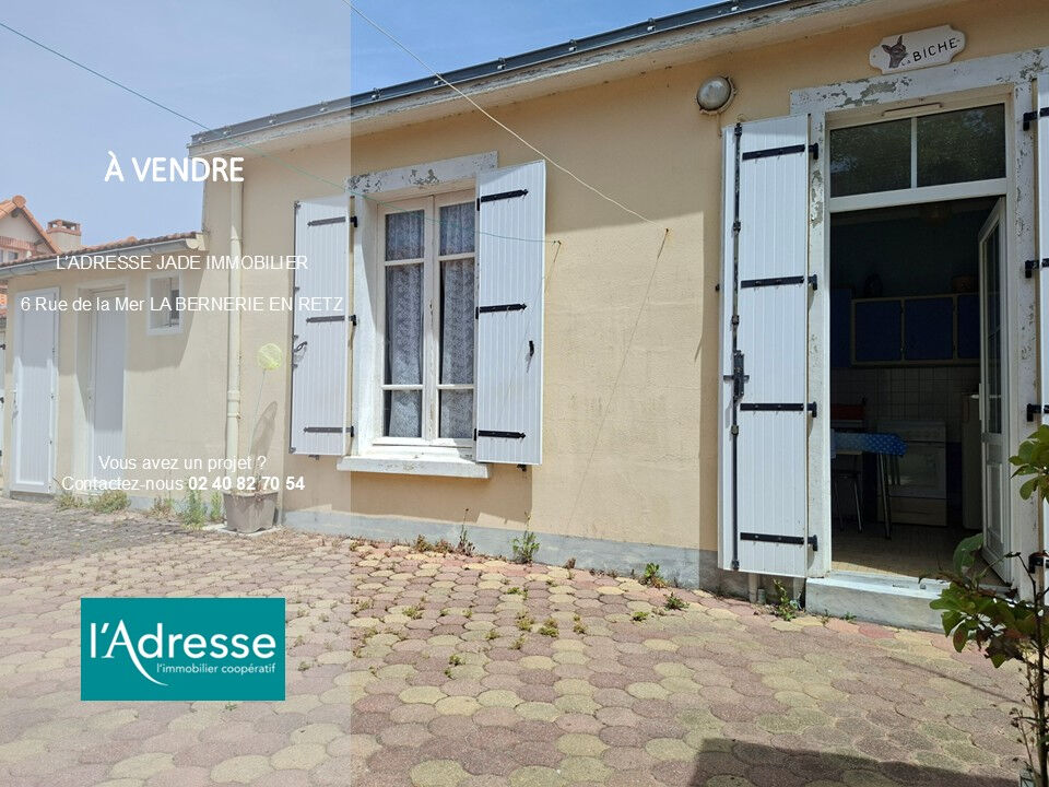 Maison LA BERNERIE EN RETZ (44760) 2 pi&egrave;ces 24.72 m&sup2;
